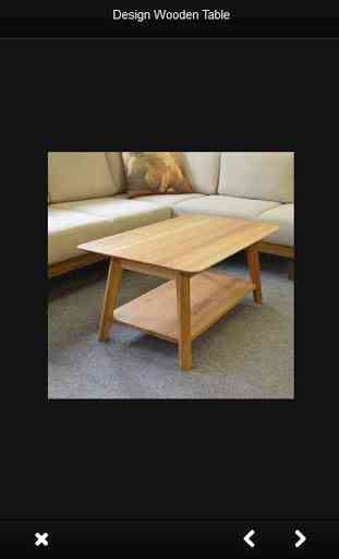 Wood Table Design 3