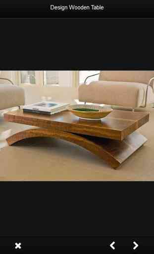 Wood Table Design 4