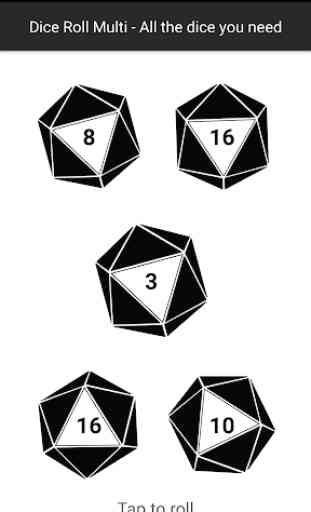 Ad Free Dice Roller D6, D8, D20 and more 4