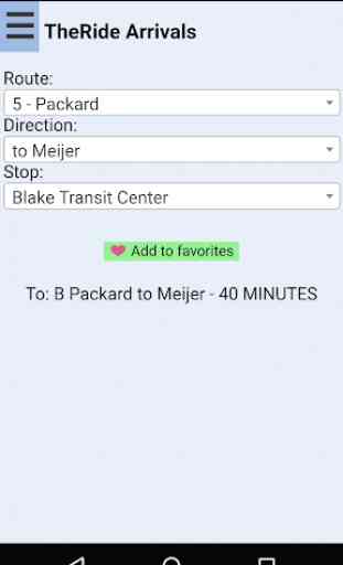 Ann Arbor TheRide Bus Tracker 2