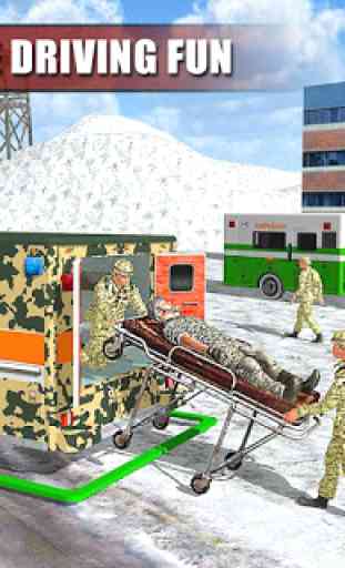 Army Ambulance Driving 2019-US Soldier Rescue Game 1