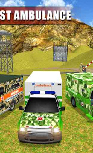 Army Ambulance Driving 2019-US Soldier Rescue Game 2