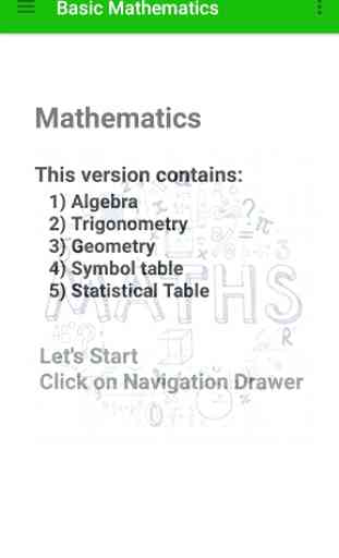 Basic Mathematics 1