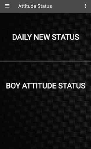 Boy Attitude Status 2019 2