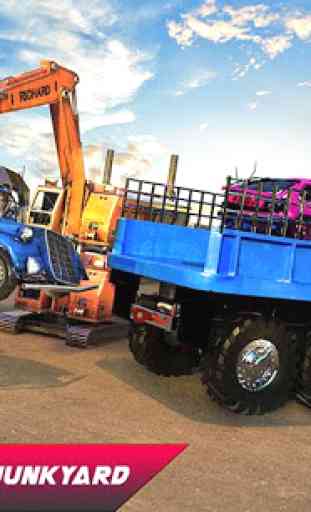 Car Crusher Crane Driver Dumper Truck Driving Game 3