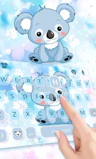 Cartoon Koala Keyboard Theme 2