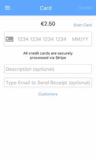 Charge - Stripe Card Payments 2