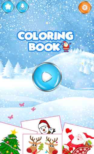Christmas Coloring Game - Learn Colors for kids 1