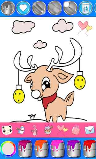 Christmas Coloring Game - Learn Colors for kids 3