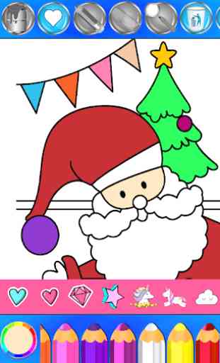 Christmas Coloring Game - Learn Colors for kids 4