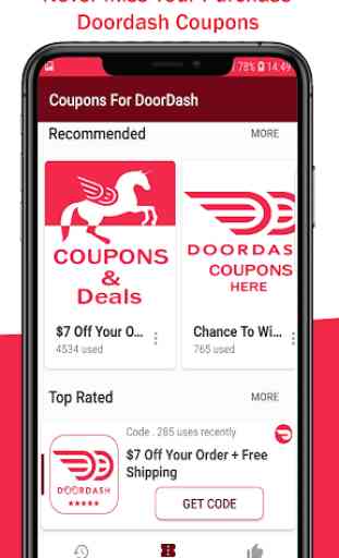 Coupons For Doordash - Hot Discount, Food Delivery 2