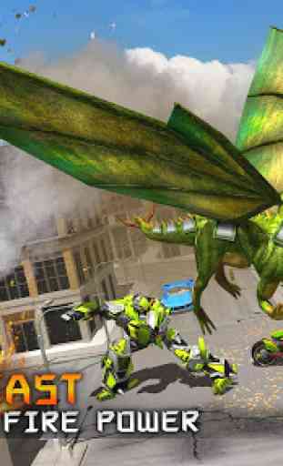 Deadly Flying Dragon Attack : Robot Games 2