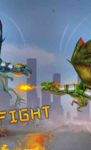 Deadly Flying Dragon Attack : Robot Games 3
