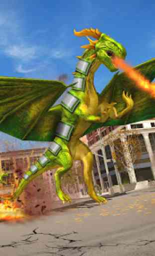 Deadly Flying Dragon Attack : Robot Games 4