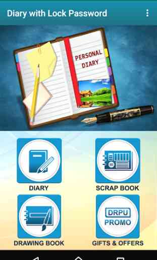 Diary with Lock Password & Scrapbook Notes Editor 1