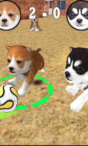 Dog Puppy Craft : Street Football Match 2018 1