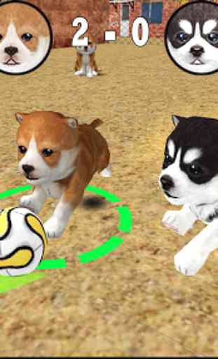 Dog Puppy Craft : Street Football Match 2018 4