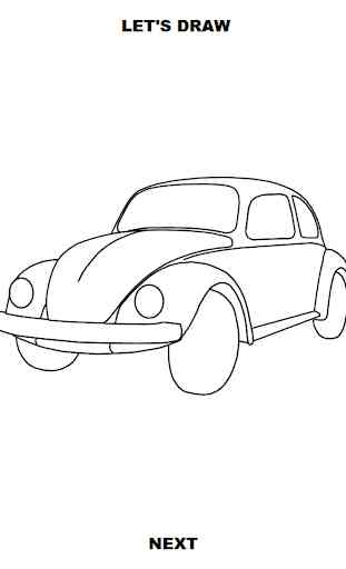 Draw Cars: Classic 4