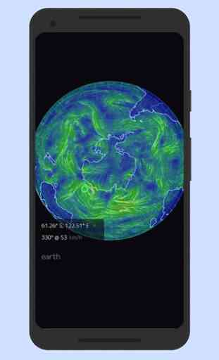 Earth Live Wind Map and Weather (Spot Hurricane) 1