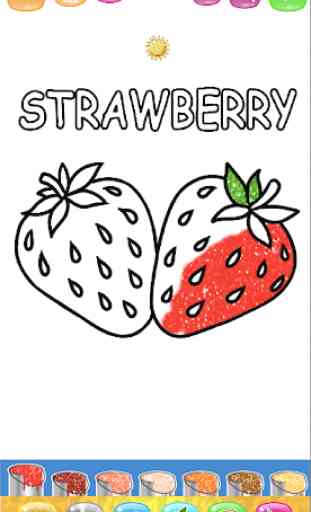 Fruits Coloring Game & Drawing Book - Kids Game 3