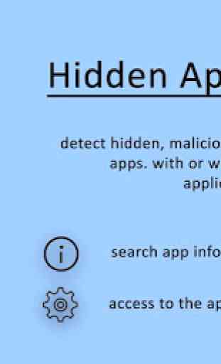 Hidden Apps Detector - Permission Manager 3