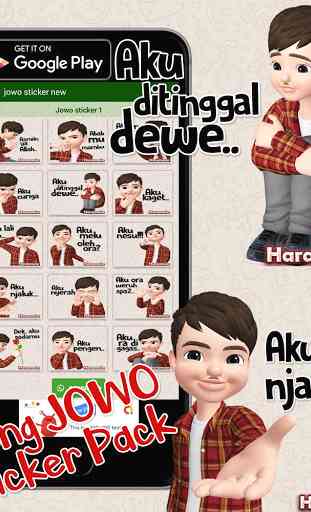 Jawa Sticker WA Sticker Apps - Jowo Lucu Sticker 2