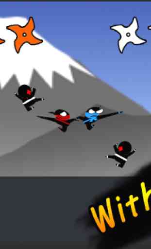 Jumping Ninja Fight : Two Player Game 2