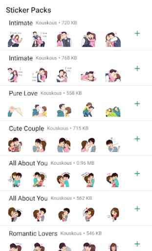 Love Story Stickers - WAStickerApps 1