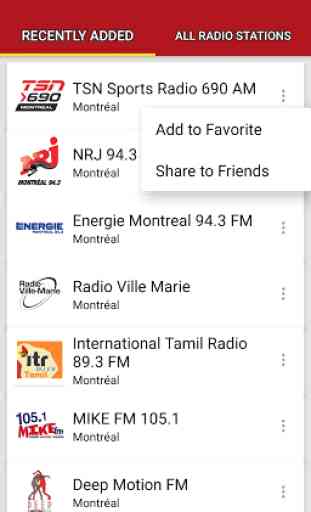 Montreal Radio Stations - Canada 2
