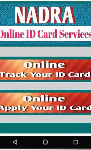 Nadra Online ID Card Services 1