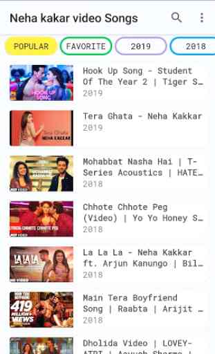 Neha Kakkar Hindi Songs 1