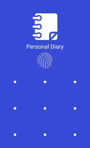 Personal Diary with Fingerprint Lock 1