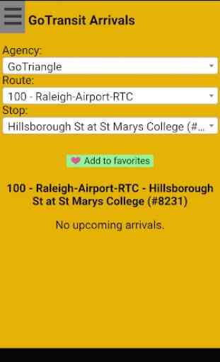 Raleigh Durham Triangle GoTransit Bus Tracker 2