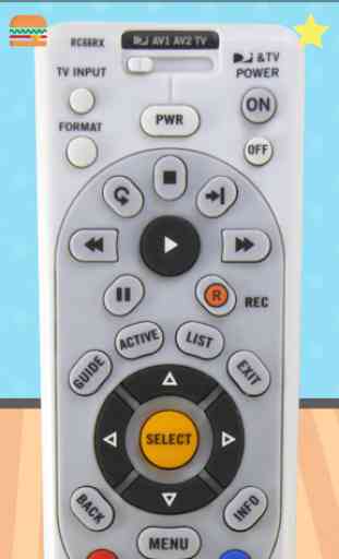 Remote Control For DirecTV RC66 1