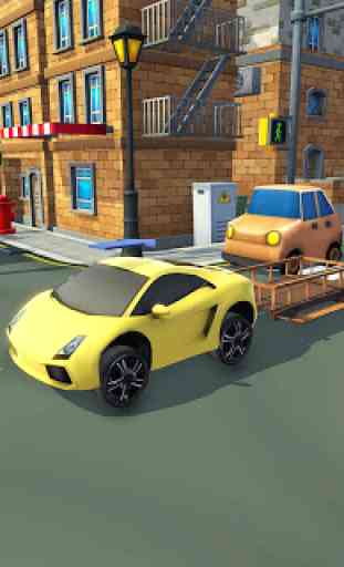 Speedy Car City Food Delivery: Restaurant Games 3D 3