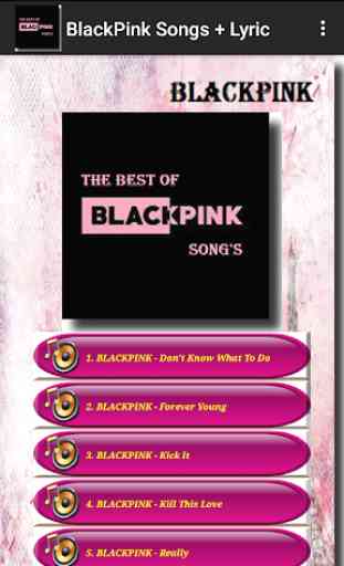 The Best Of BlackPink Song's 1