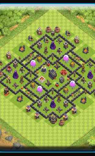 Town Hall 9 Base Layout 2