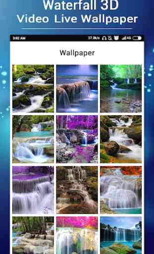Waterfall 3D Video Live Wallpaper 1