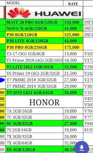 Younis Mobile Price List 2.0 3