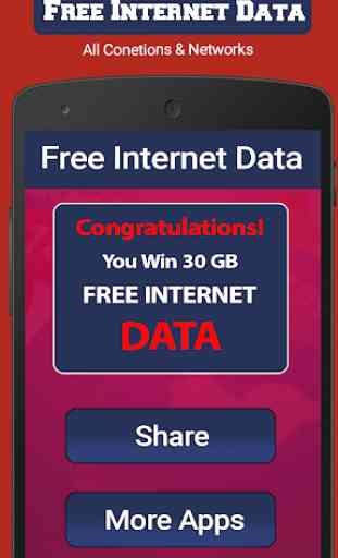 Free MB Data - Daily 25 GB Free Data 3g 4g Prank 4