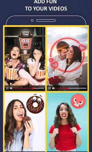 Animated Stickers On Video - Apply GIF on Video 4