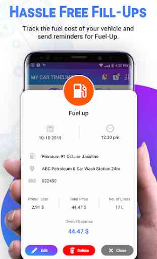 Auto Mate: Car Maintenance, Fuel, Mileage Tracker 4