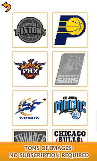 Basketball Logo Color by Number:Pixel Art Coloring 1