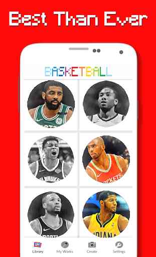 Basketball Players Color By Number - Pixel Art 4