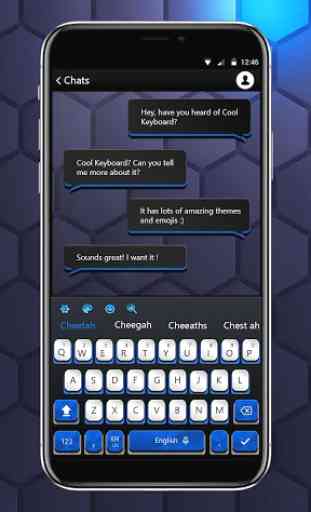 cool blue typing fast keyboard 1