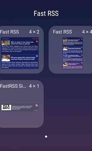 Fast RSS - Feed News Reader and Widget 4