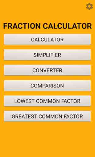Fraction Calculator - Converter - Common Factor 1