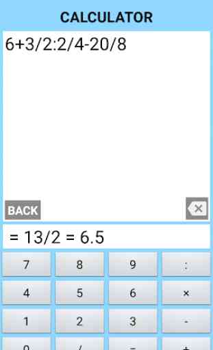 Fraction Calculator - Converter - Common Factor 2