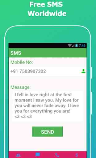 Free Phone Calls - Free Texting SMS 3