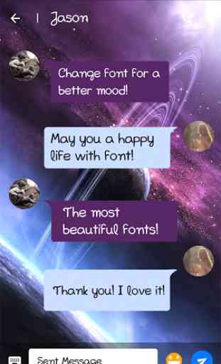 Galaxy Home Font for FlipFont,Cool Fonts Text Free 2